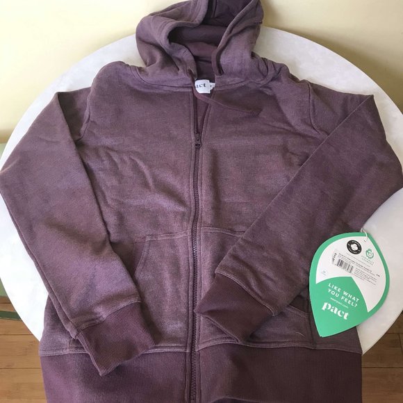 Pact Organic Tops - Pact Hoodie NWT size M